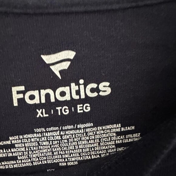 Fanatics Minnesota Twins Men's XL Long Sleeve Navy T-Shirt MLB Baseball Tee - Picture 4 of 5